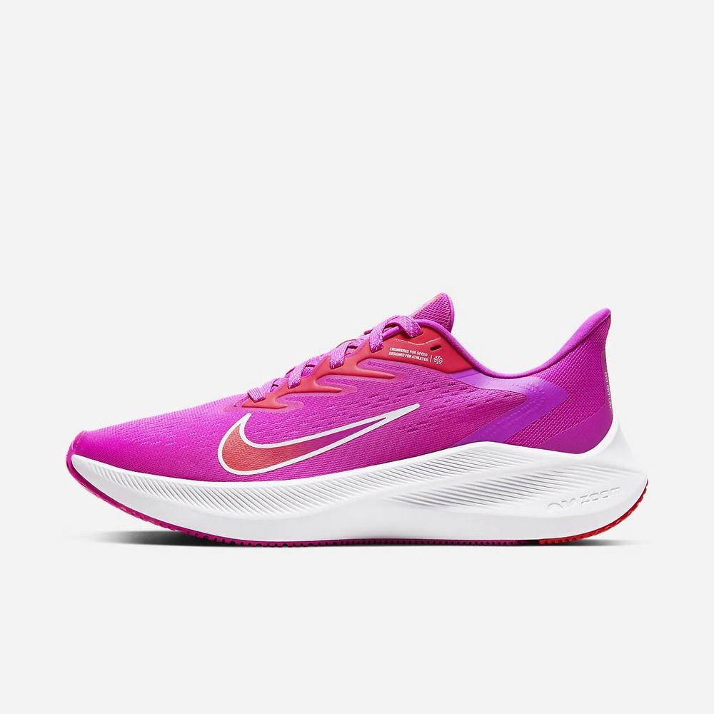 Chaussure De Running Nike Air Zoom Winflo 7 Rose 2065-481 Fire Pink/Ember Glow/Summit White Femme | MIN-22044686